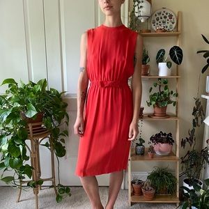 Vintage 1950s/60s Jonathan Logan Red Bow Dress